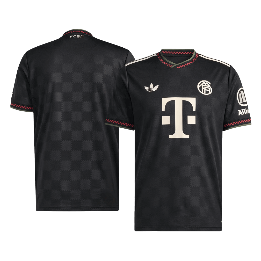 Bayern Munich Mens Third Away Soccer Jersey 2025/26 Black
