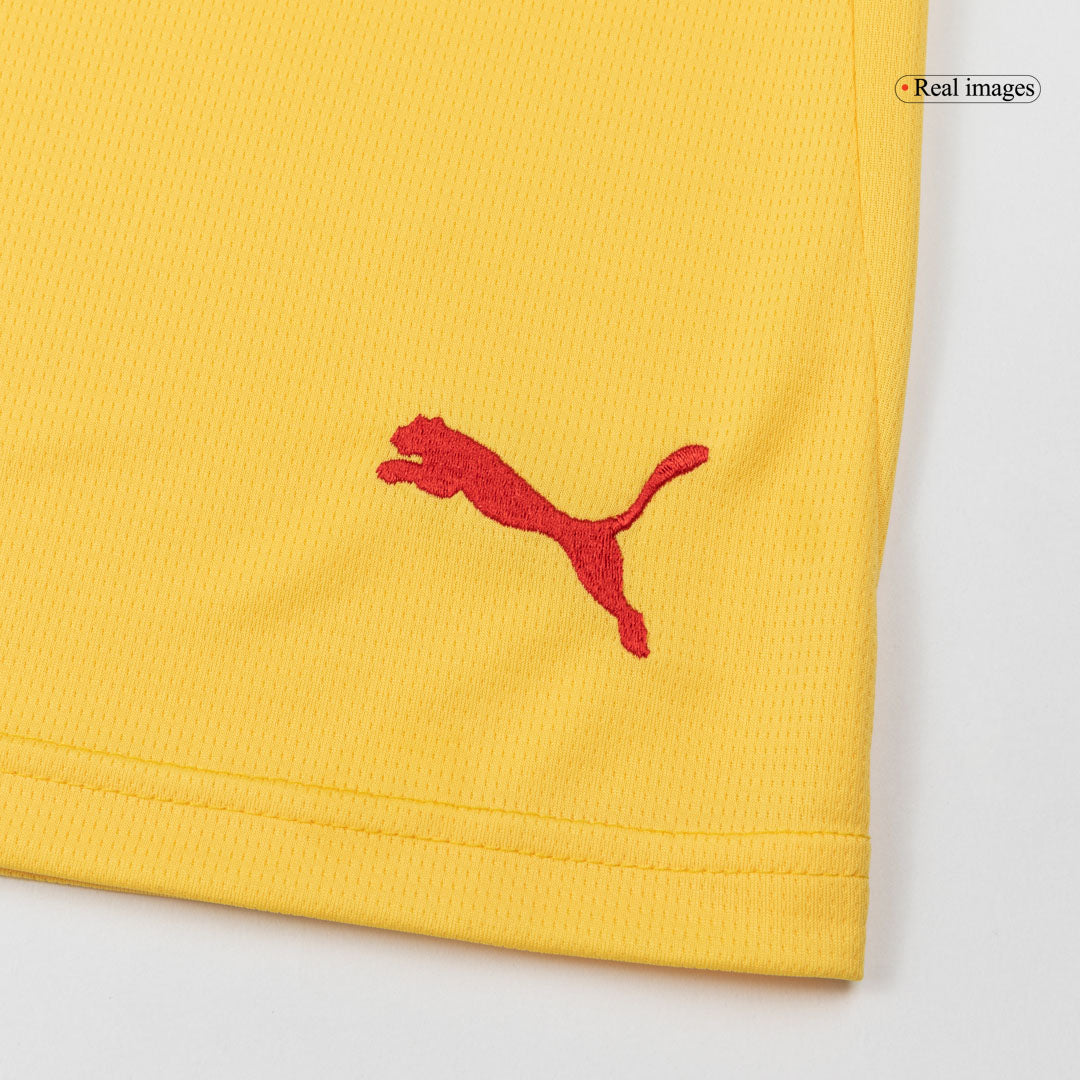 AC Milan Mens Third Away Soccer Shorts 2025/26 Yellow