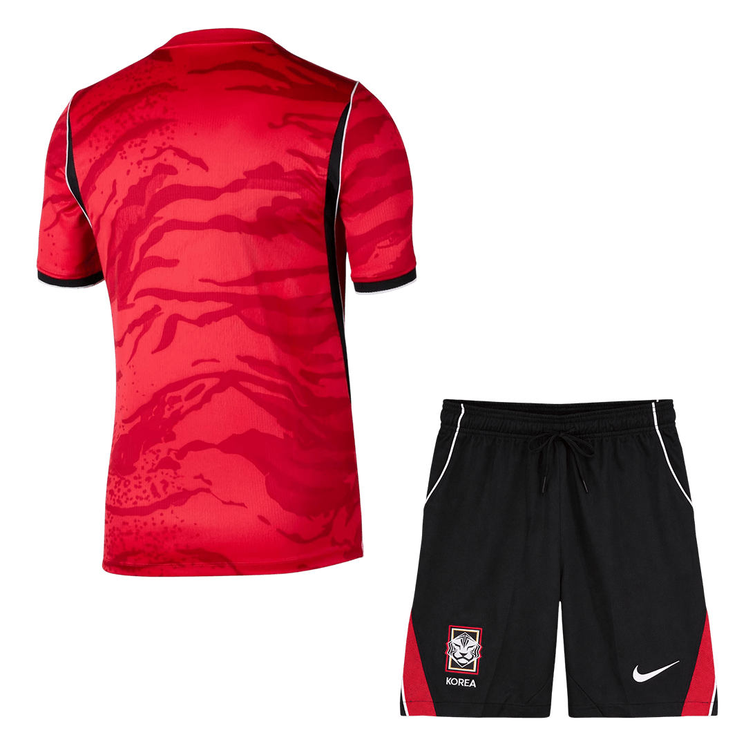South Korea Mens Home Soccer Kit World Cup 2026 Red&Black