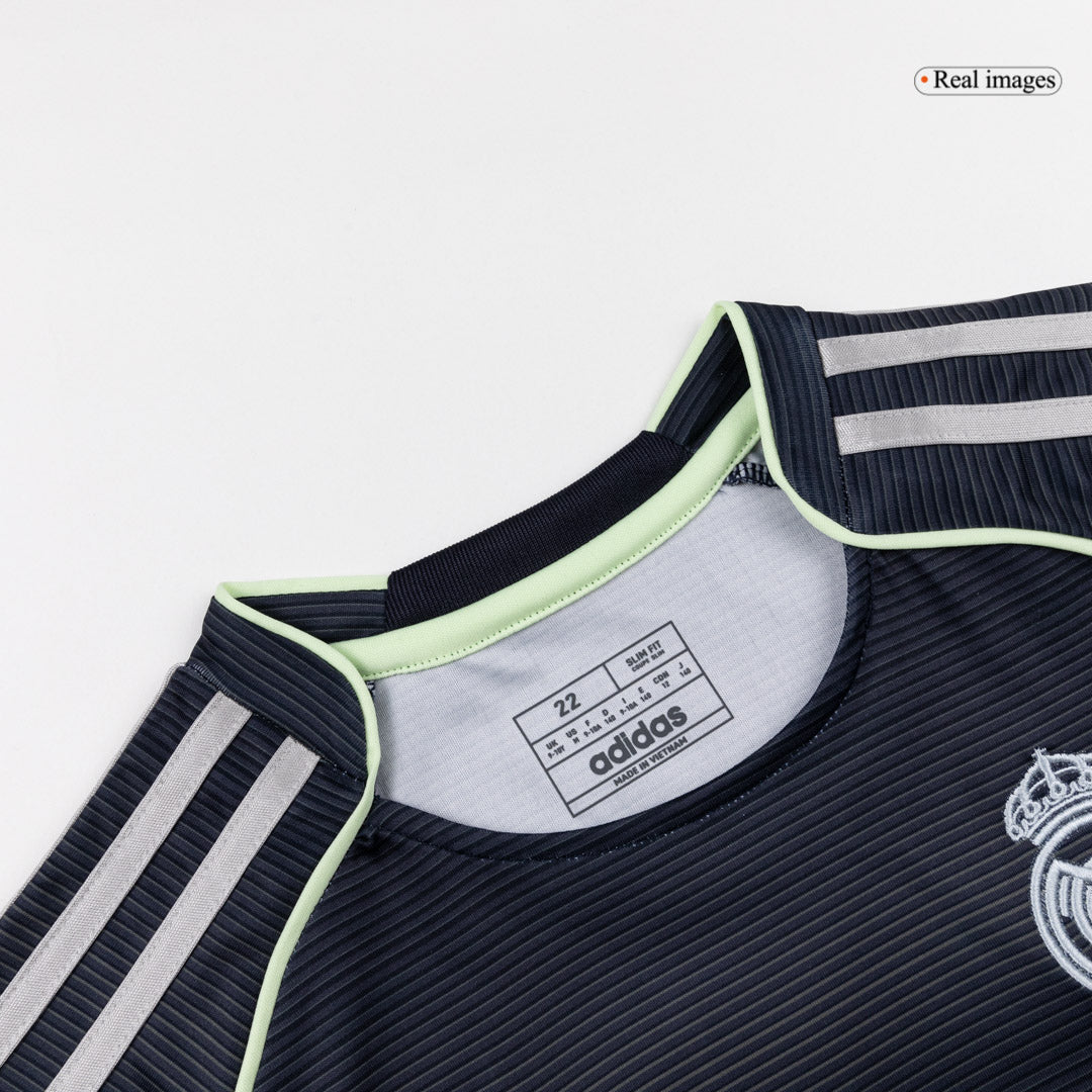 Real Madrid Kids Away Soccer Kit 2025/26 Navy [PREMIUM]