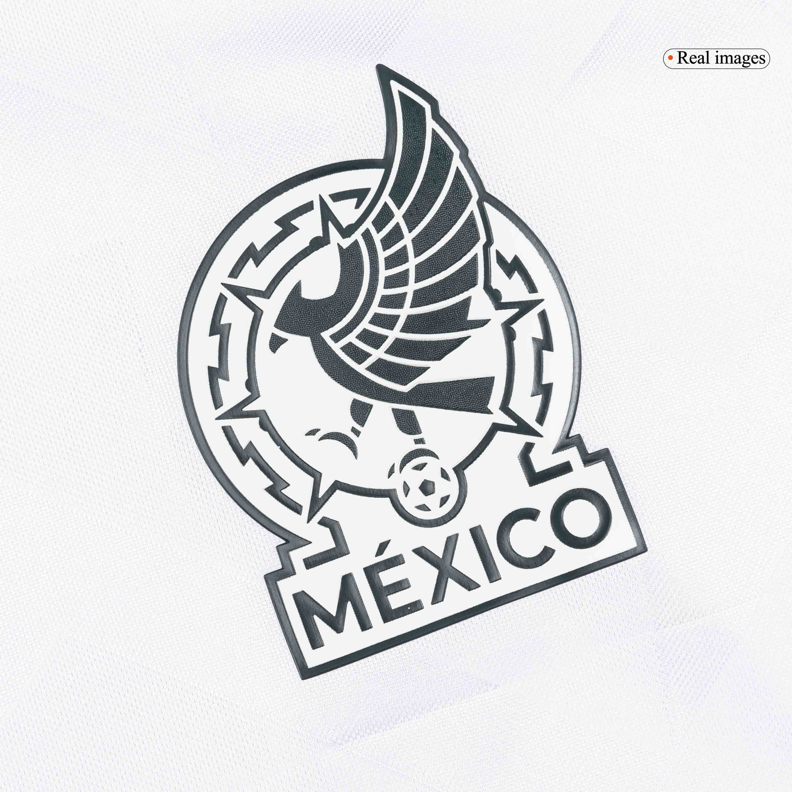 Mexico Mens Away Soccer Jersey World Cup 2026 White - Player Version