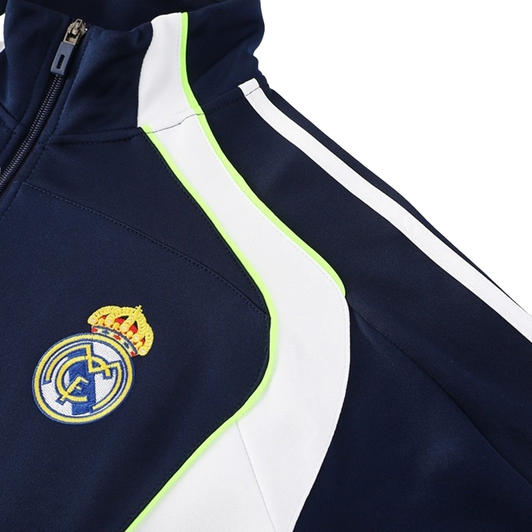 Real Madrid Mens Training Tracksuit Kit 2025/26 Navy