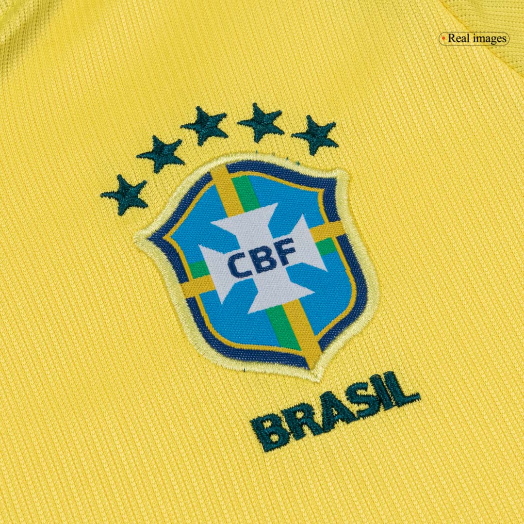 Brazil Kids Home Soccer Kit World Cup 2026 Yellow