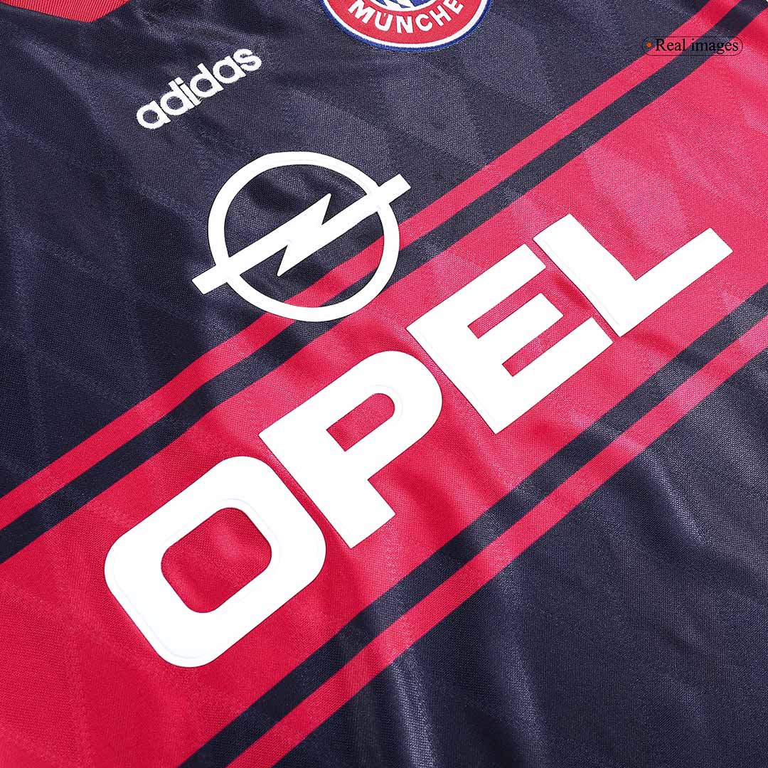 Retro Bayern Munich Mens Home Soccer Jersey 1997/99 Black&Red
