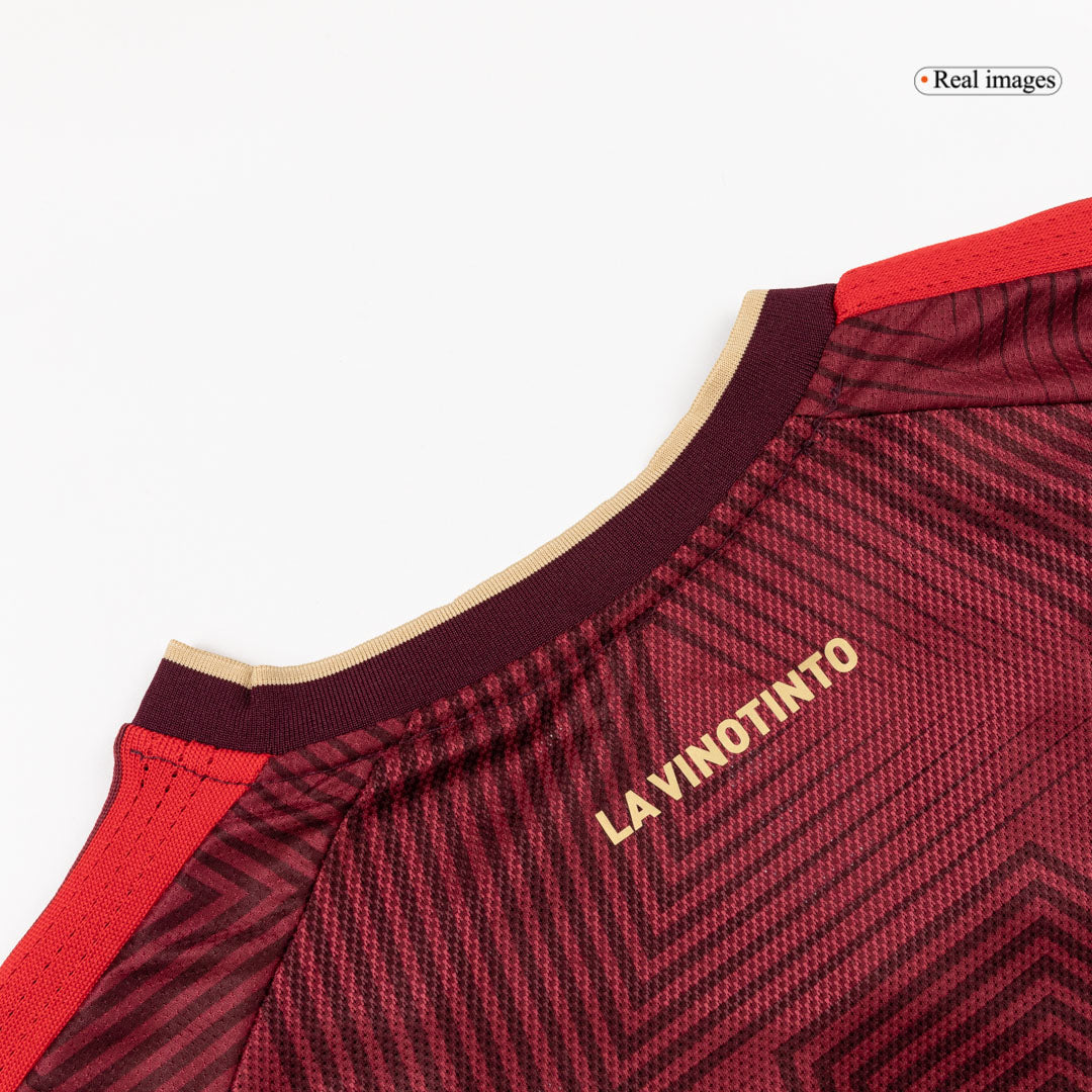 Venezuela Mens Home Soccer Jersey World Cup 2026 Red - Player Version