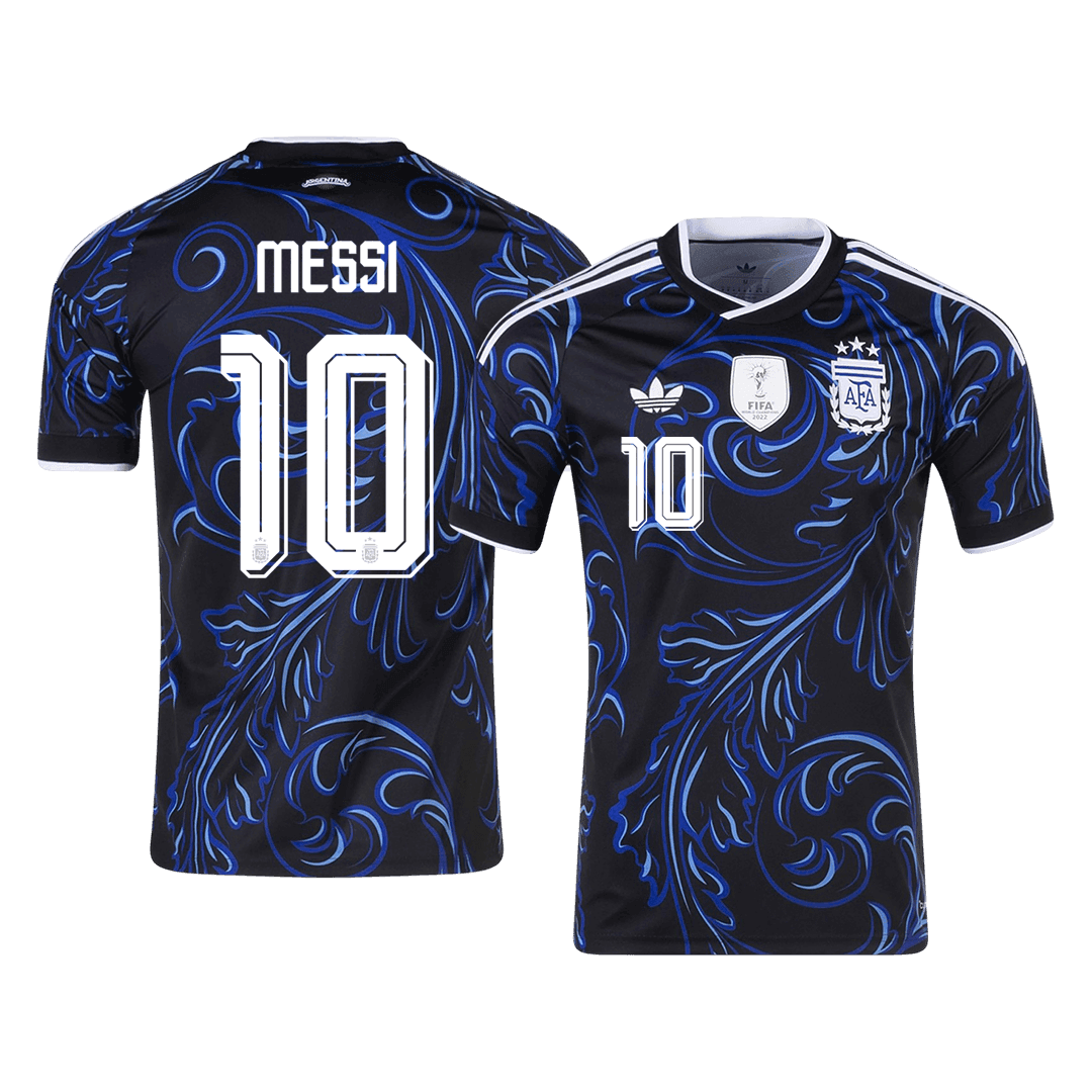 MESSI #10 Argentina Mens Away Soccer Jersey World Cup 2026 Black