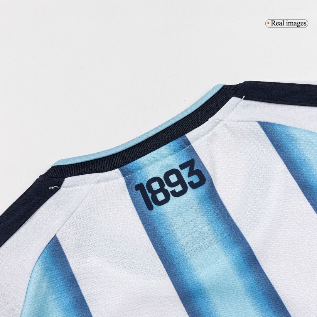 J. ALVAREZ #9 Argentina Kids Home Soccer Kit World Cup 2026 Blue&White [PREMIUM]