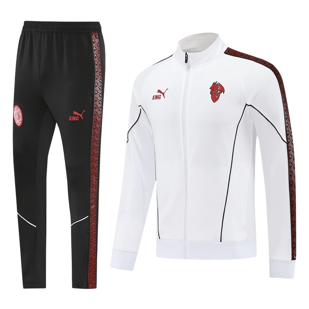 AC Milan Mens Training Tracksuit Kit 2025/26 White