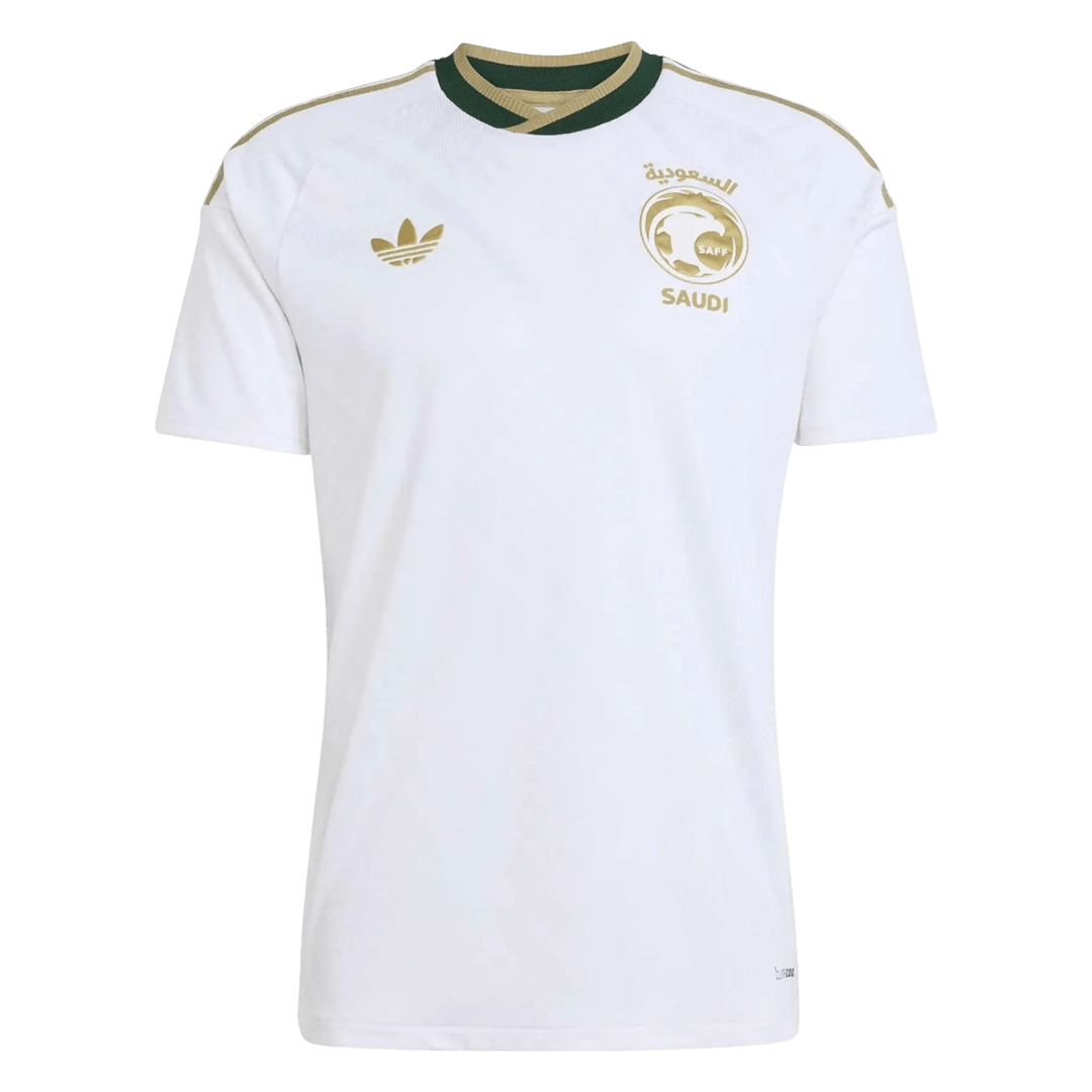 Saudi Arabia Mens Away Soccer Jersey World Cup 2026 White - Player Version