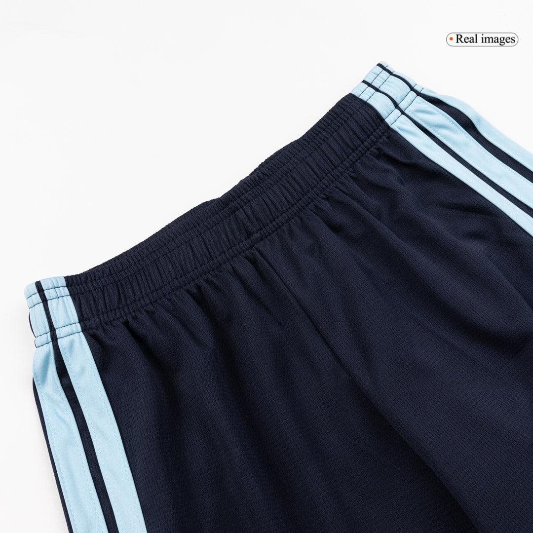Argentina Mens Home Soccer Shorts World Cup 2026 Navy [PREMIUM]