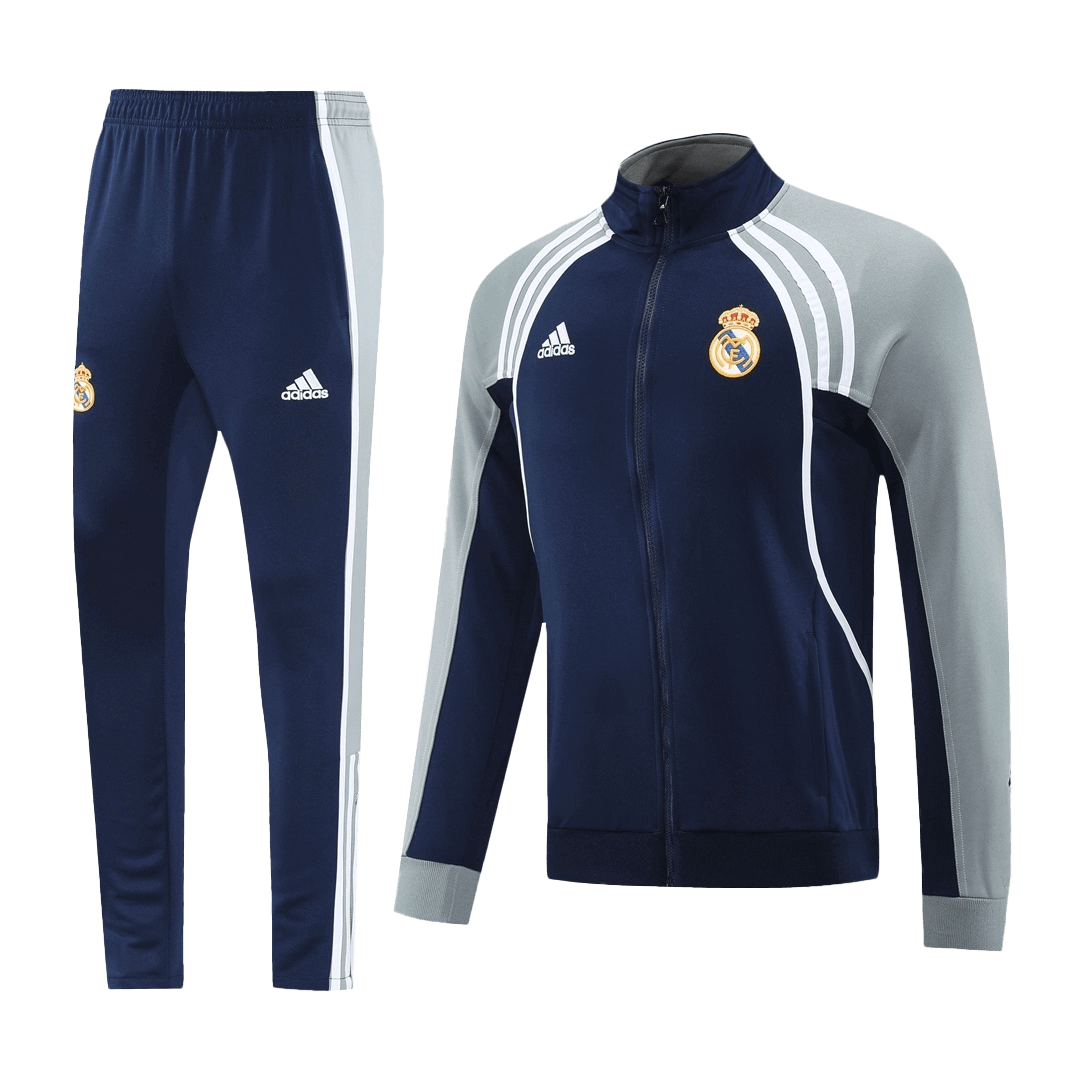 Real Madrid Mens Training Tracksuit Kit 2025/26 Navy