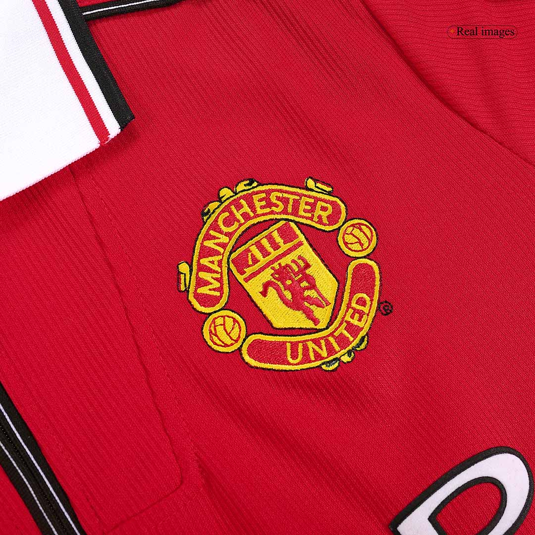 Retro Manchester United Mens Home Soccer Jersey 98/00 Red