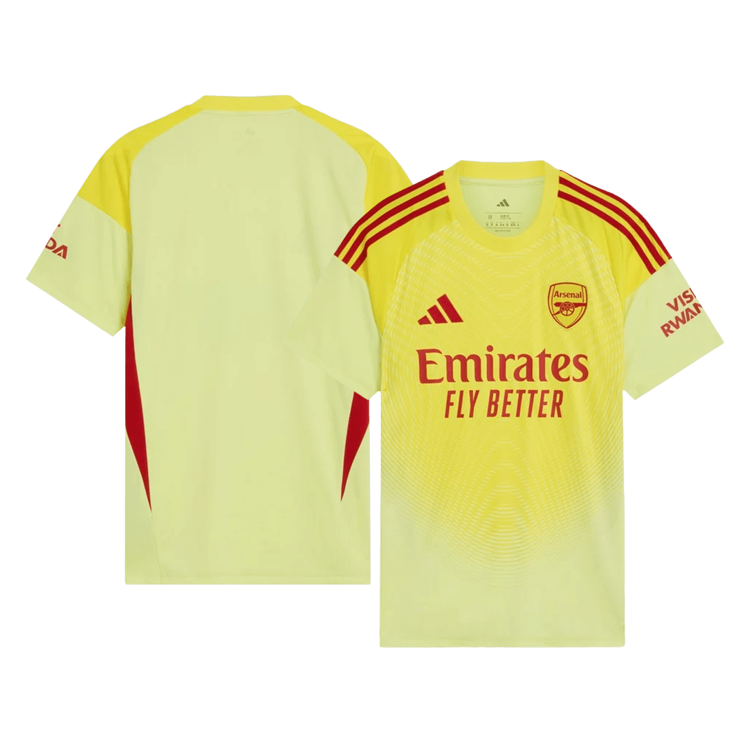 Arsenal Mens Soccer Jersey 2025/26 Yellow