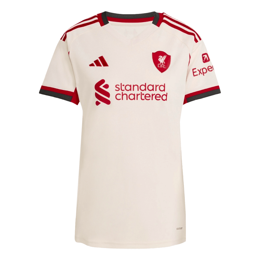 Liverpool Womens Away Soccer Jersey 2025/26 White