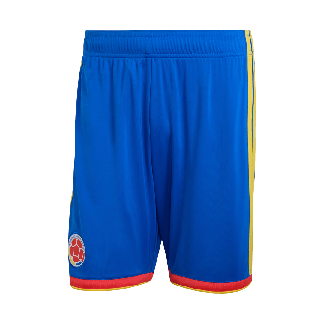 Colombia Mens Home Soccer Shorts World Cup 2026 Blue