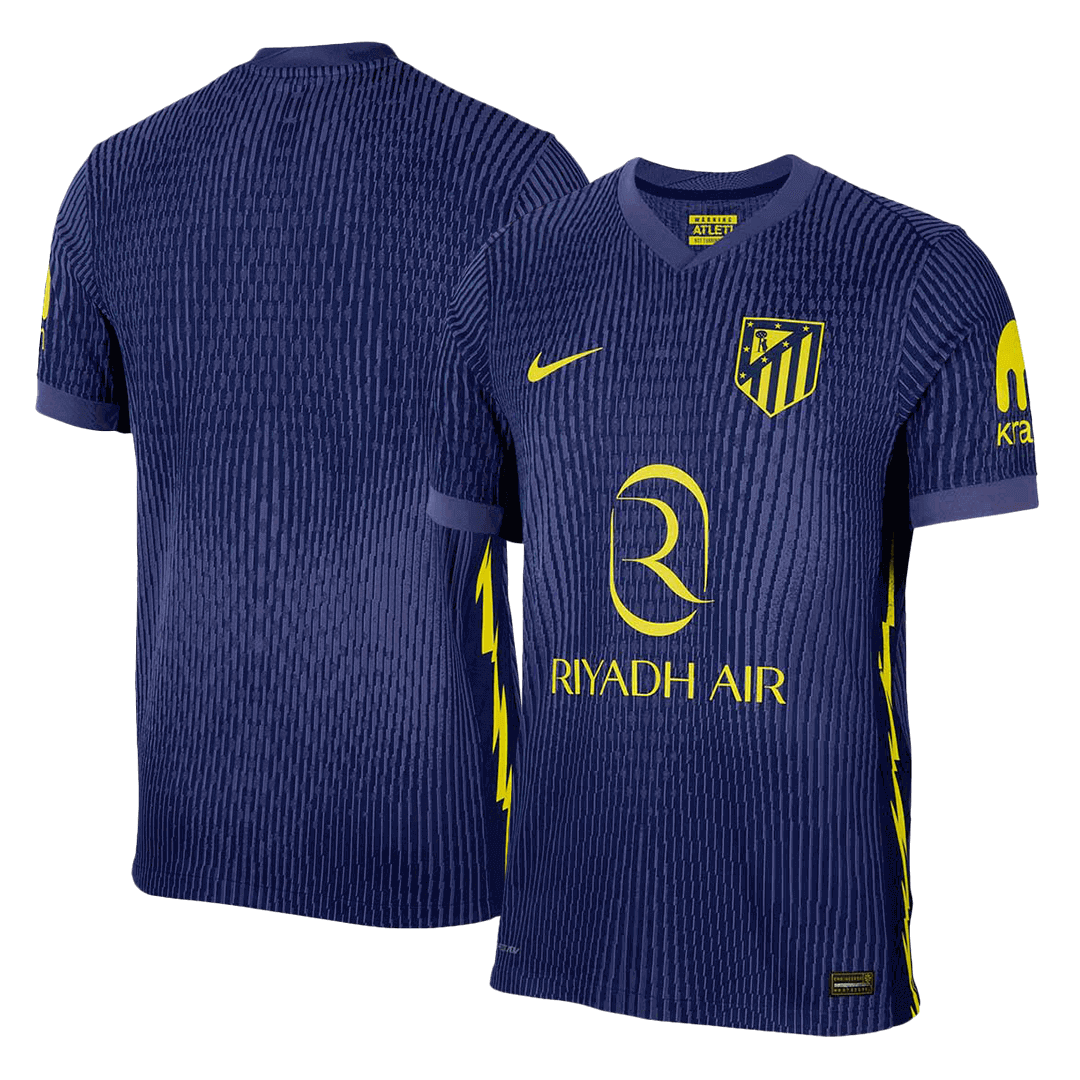 Atletico Madrid Mens Away Soccer Jersey 2025/26 Navy - Player Version