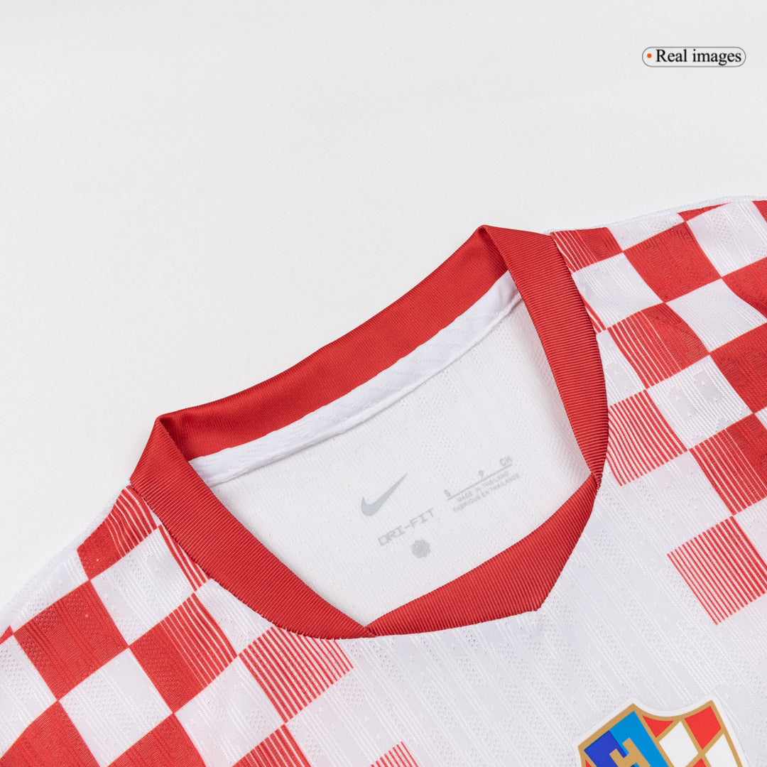 MODRIĆ #10 Croatia Mens Home Soccer Jersey World Cup 2026 Red&White - Player Version
