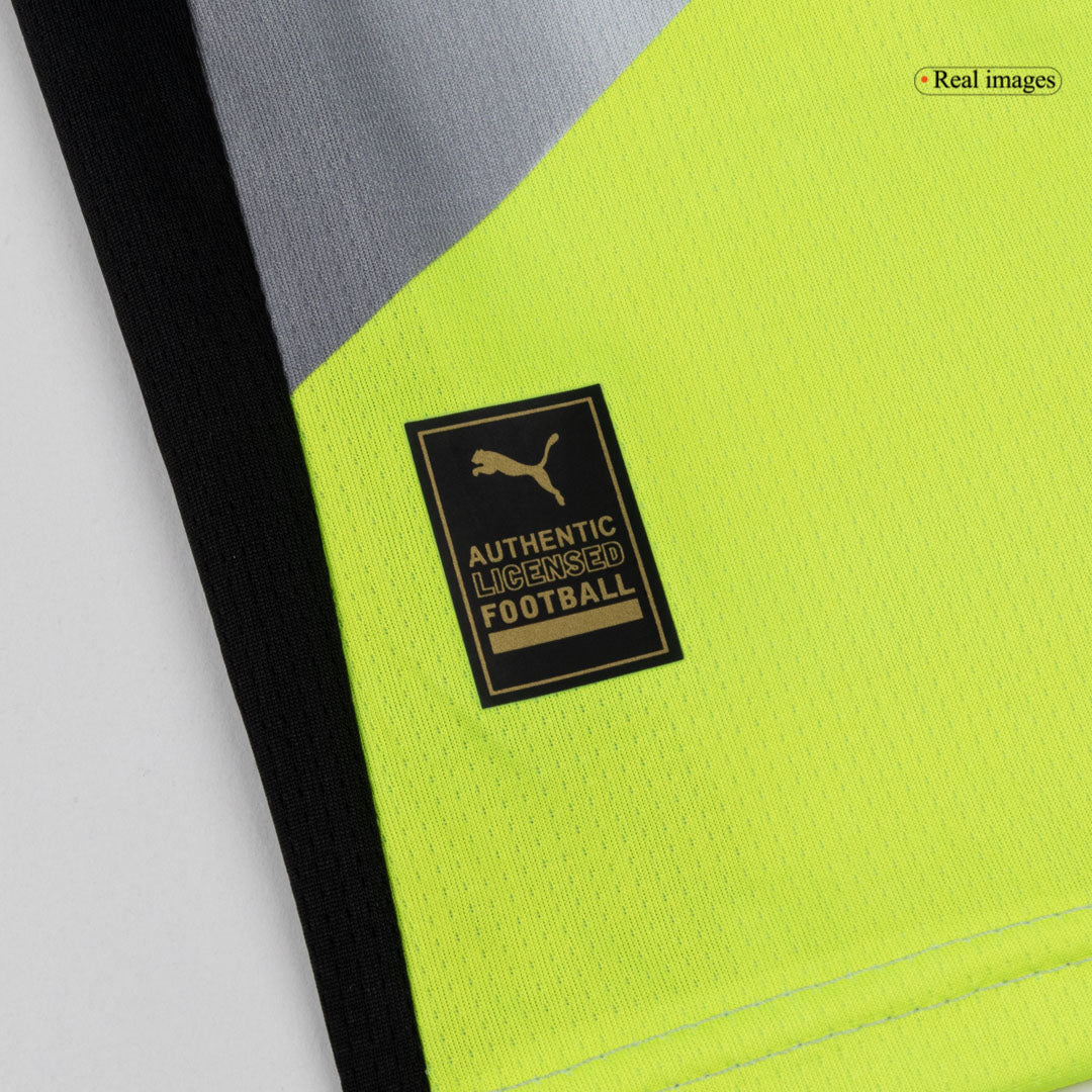 Borussia Dortmund Kids Away Soccer Kit 2025/26 Gray
