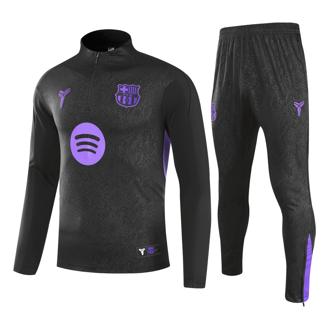 Barcelona Kids Training Tracksuit Kit 2025/26 Black