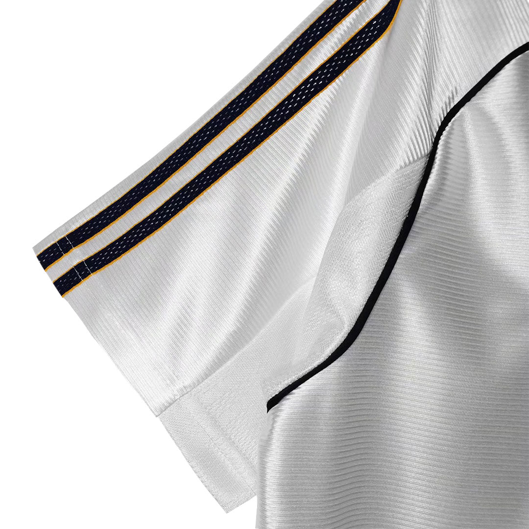 Retro RAUL #7 Real Madrid Mens Home Soccer Jersey 1999/00 White