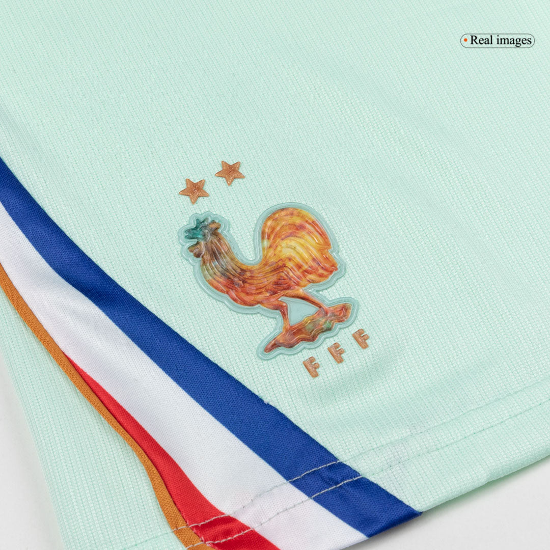 France Kids Away Soccer Kit World Cup 2026 Mint Green