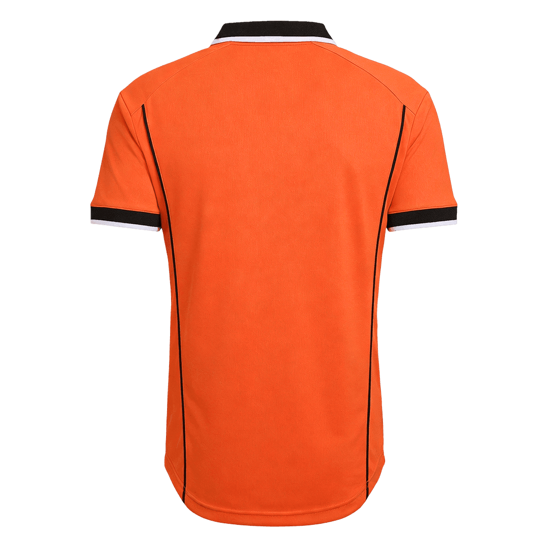Retro Netherlands Mens Home Soccer Jersey World Cup 1998 Orange