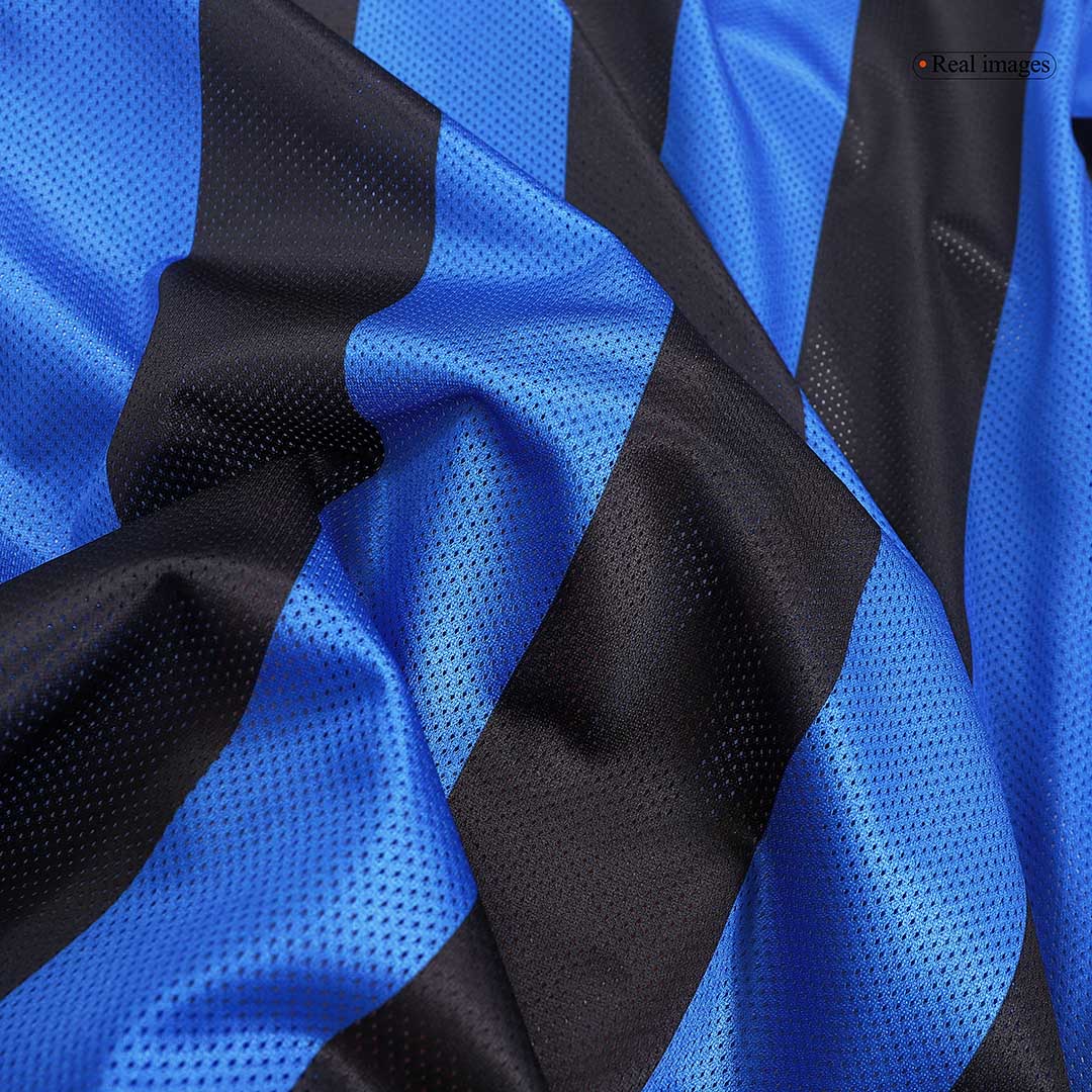 Retro Inter Milan Mens Home Soccer Jersey UCL Final UCL 2009/10 Black&Blue