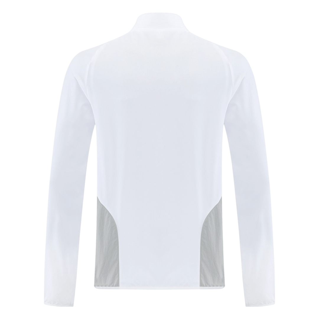 Real Madrid Mens Windbreaker Jacket 2025/26 White