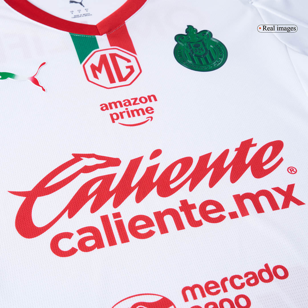 Chivas Mens Away Soccer Jersey 2025/26 White
