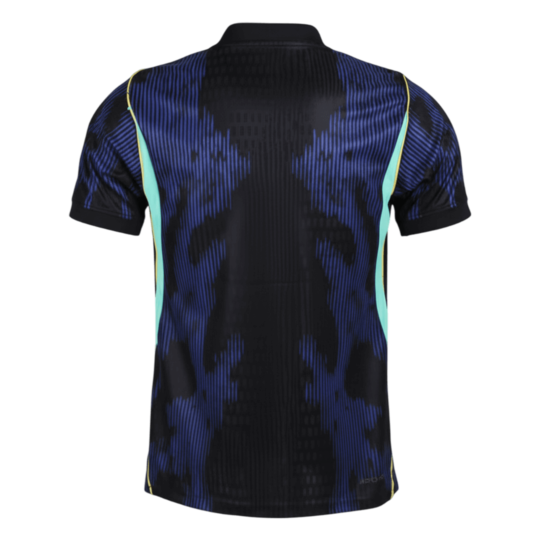 Brazil Mens Away Soccer Jersey World Cup 2026 Navy - Player Version