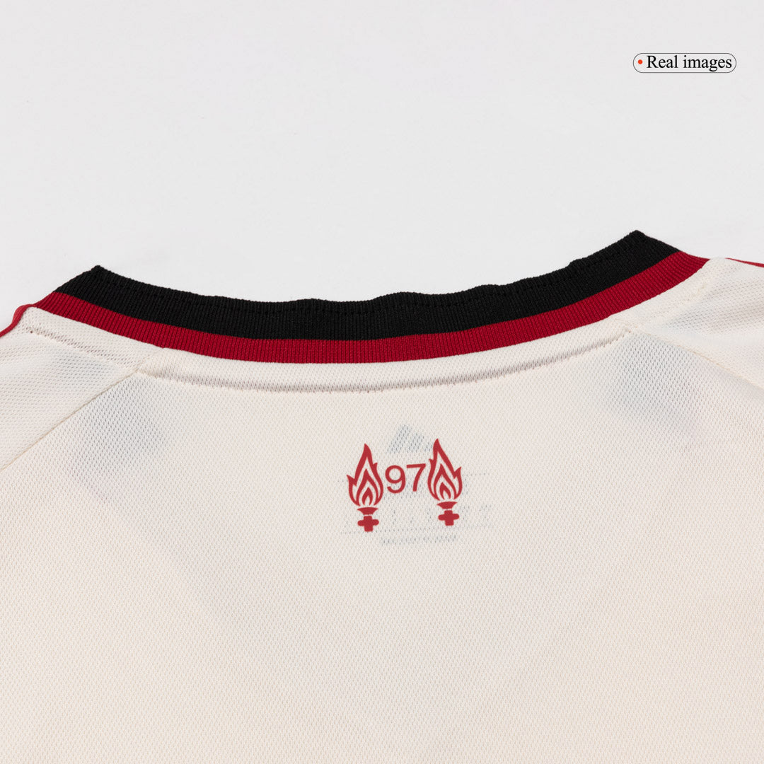 ISAK #9 Liverpool Mens Away Soccer Jersey 2025/26 White