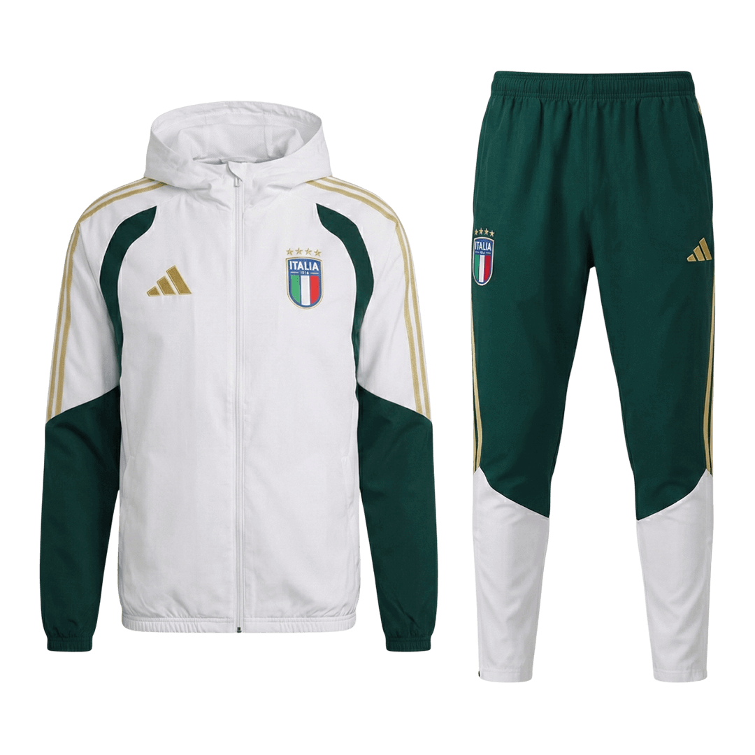 Italy Mens Training Tracksuit Kit 2026 White