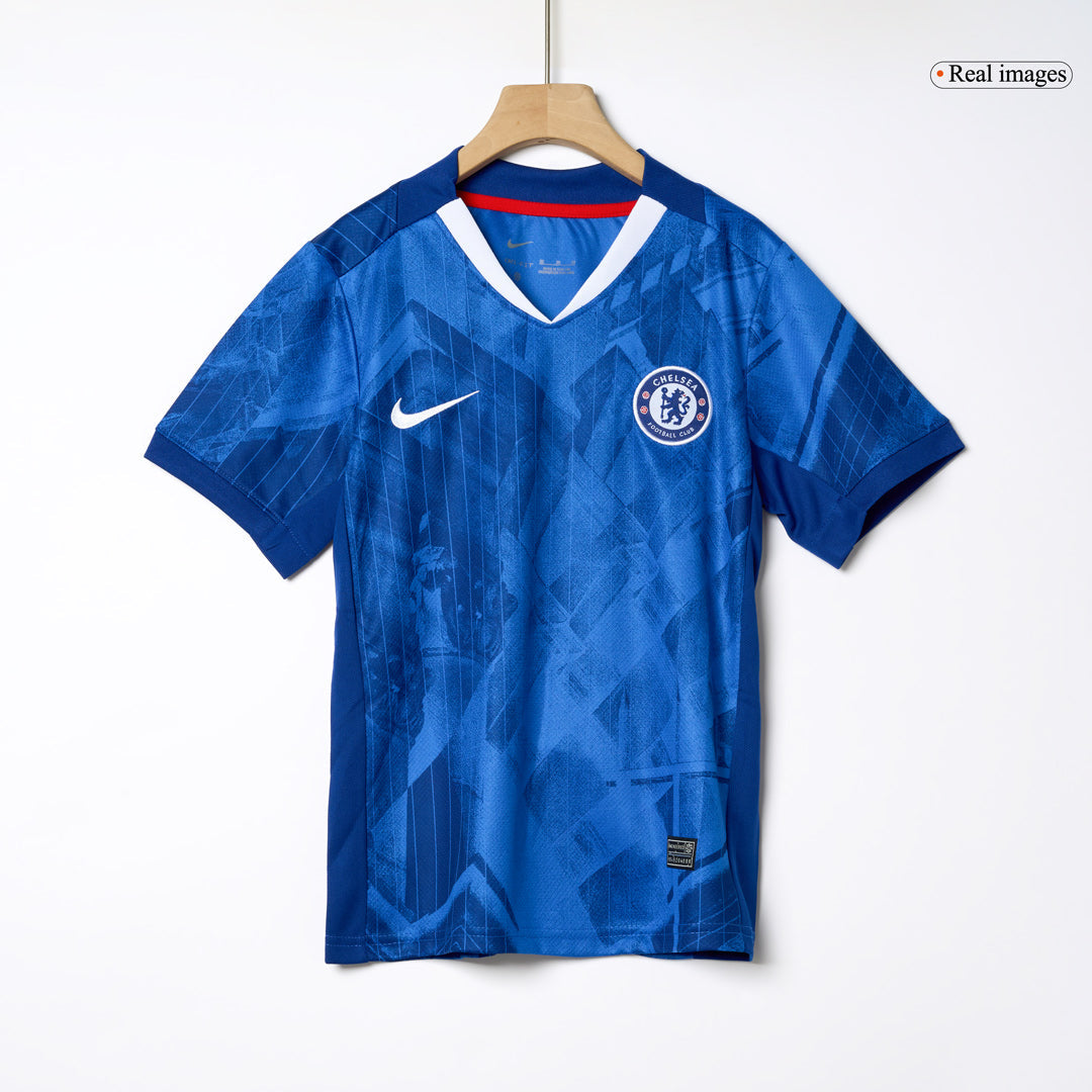 Chelsea Kids Home Soccer Kit 2025/26 Blue