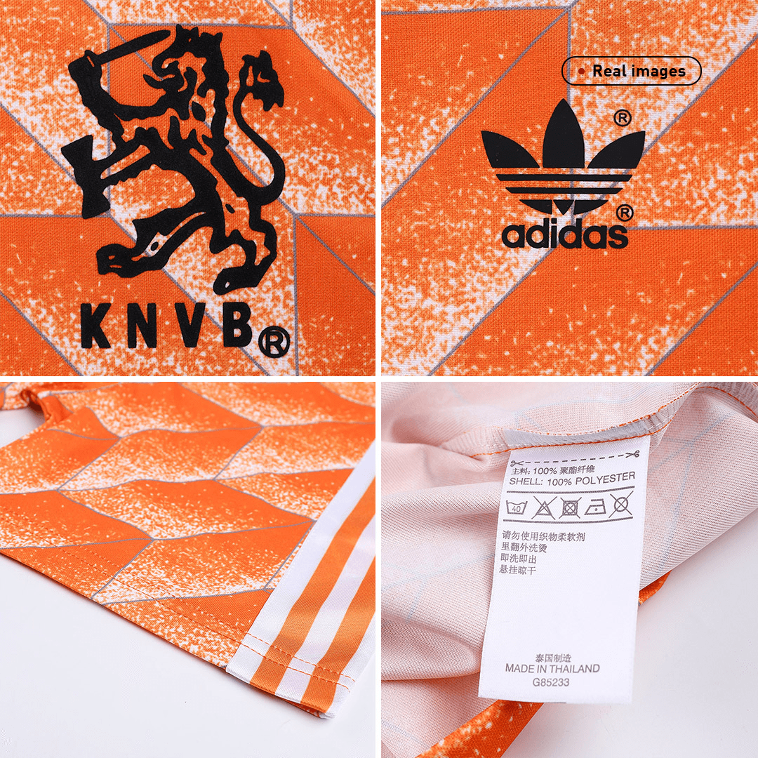 Retro Netherlands Mens Home Soccer Jersey 1988