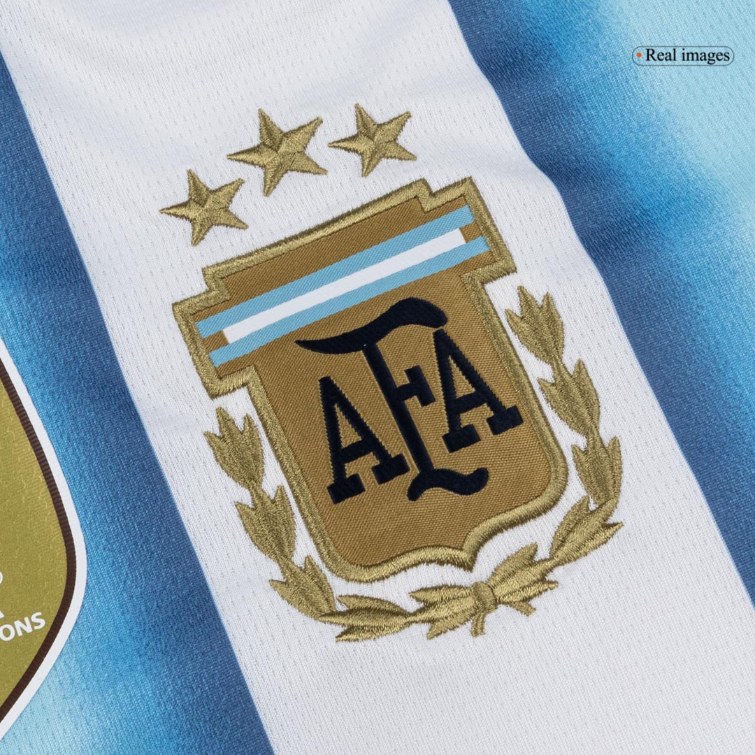 E. FERNANDEZ #24 Argentina Mens Home Soccer Jersey World Cup 2026 Blue&White [PREMIUM]