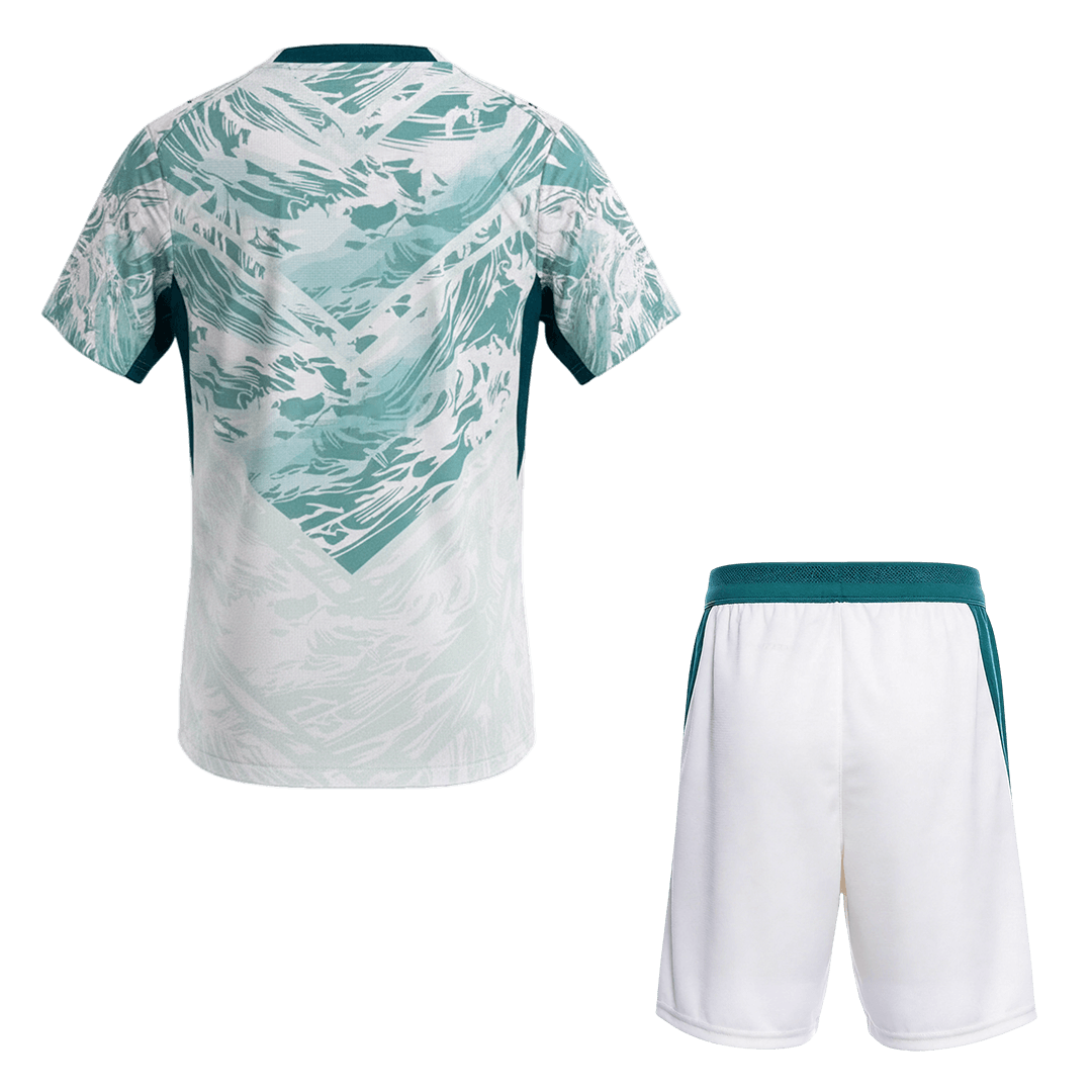 Portugal Mens Away Soccer Kit World Cup 2026 White&Green