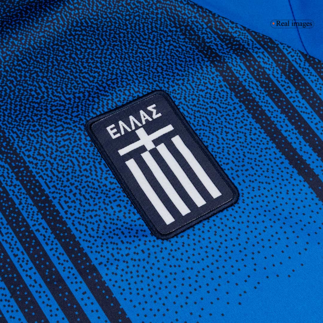 Greece Mens Away Soccer Jersey World Cup 2026 Blue