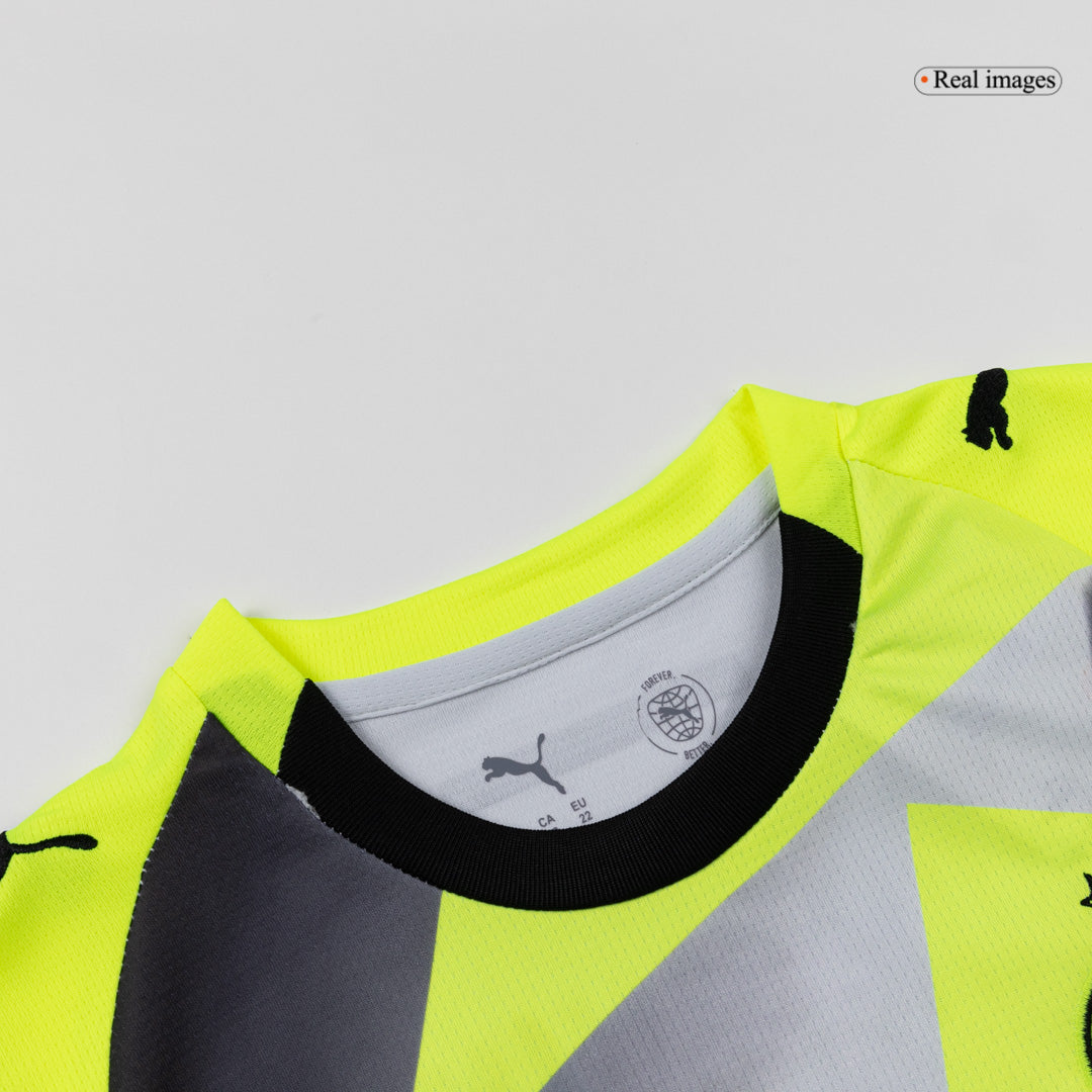 Borussia Dortmund Kids Away Soccer Kit 2025/26 Gray