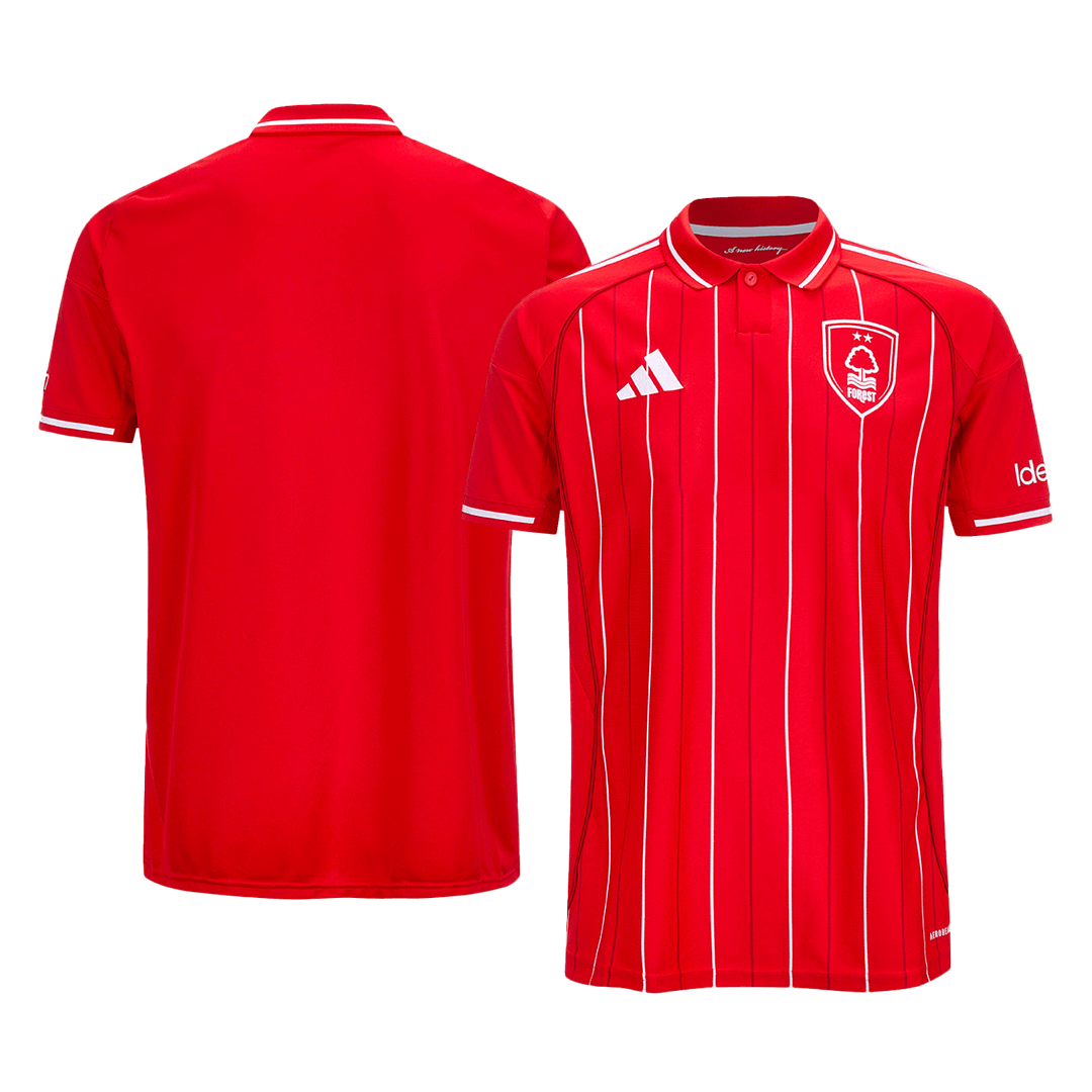 Nottingham Forest Mens Home Soccer Jersey 2025/26 Red