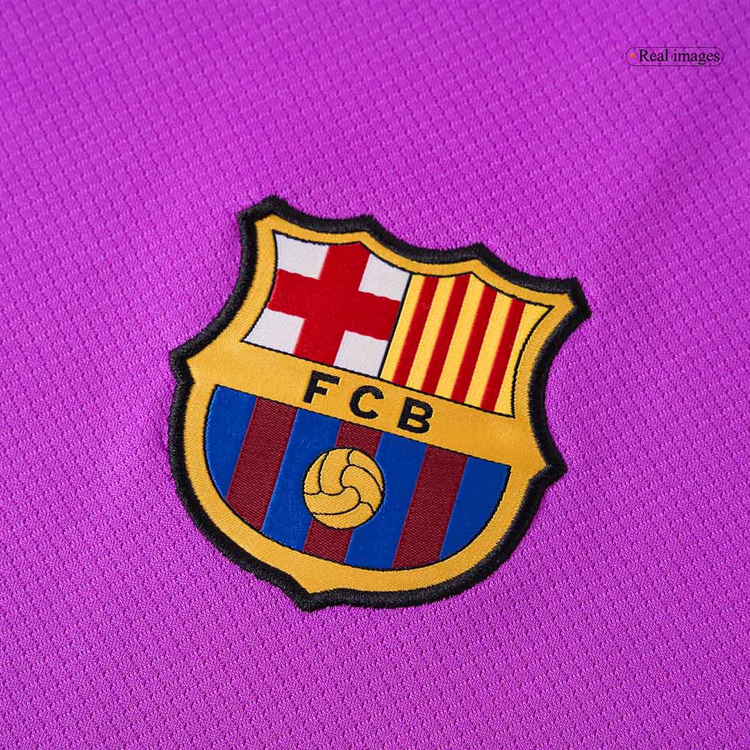 Barcelona Mens Pre-Match Soccer Jersey 2025/26 Purple