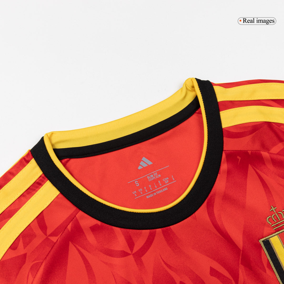 Belgium Mens Home Soccer Kit World Cup 2026 Red