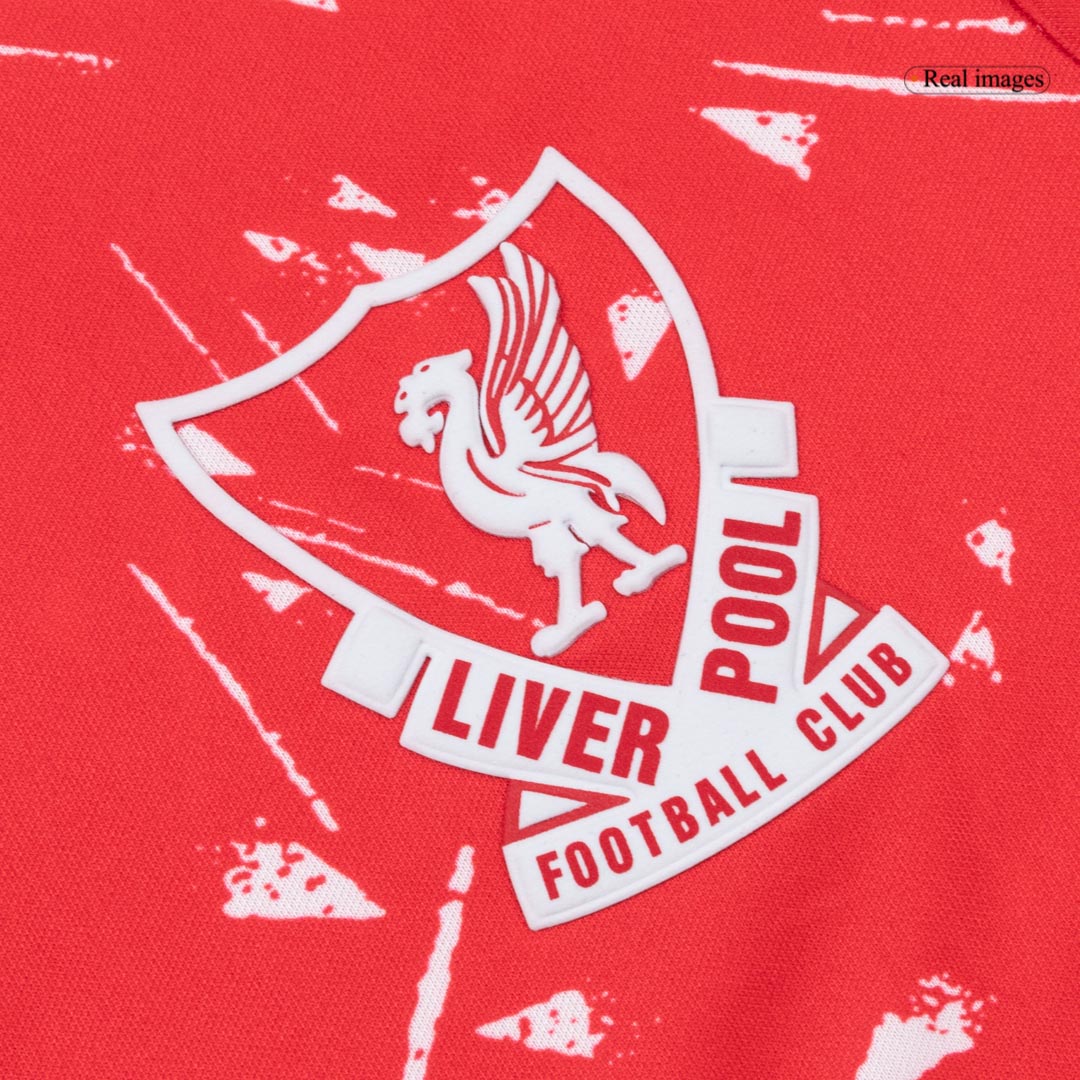 Retro Liverpool Mens Home Soccer Jersey 1989/91 Red