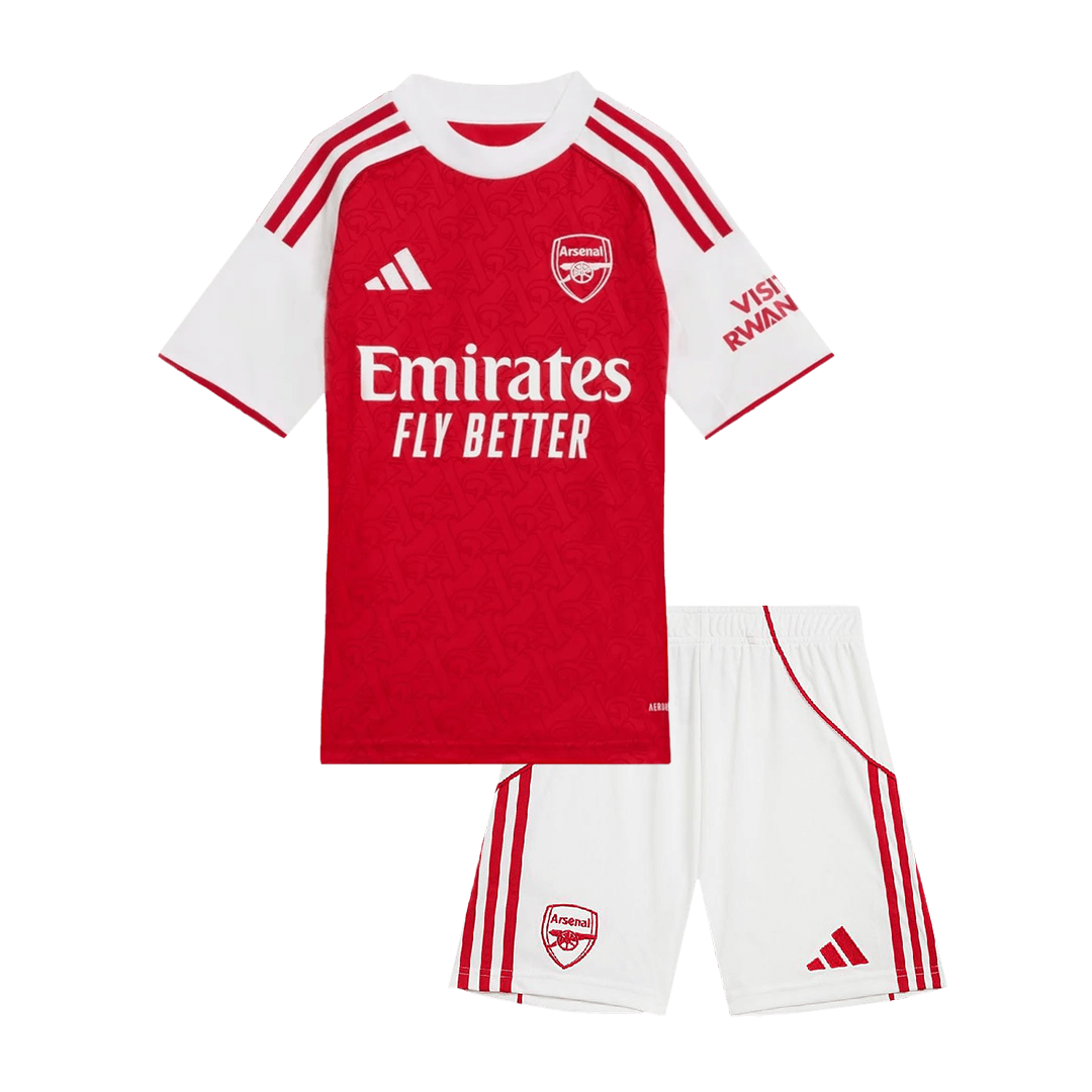 Arsenal Kids Home Soccer Kit 2025/26 Red