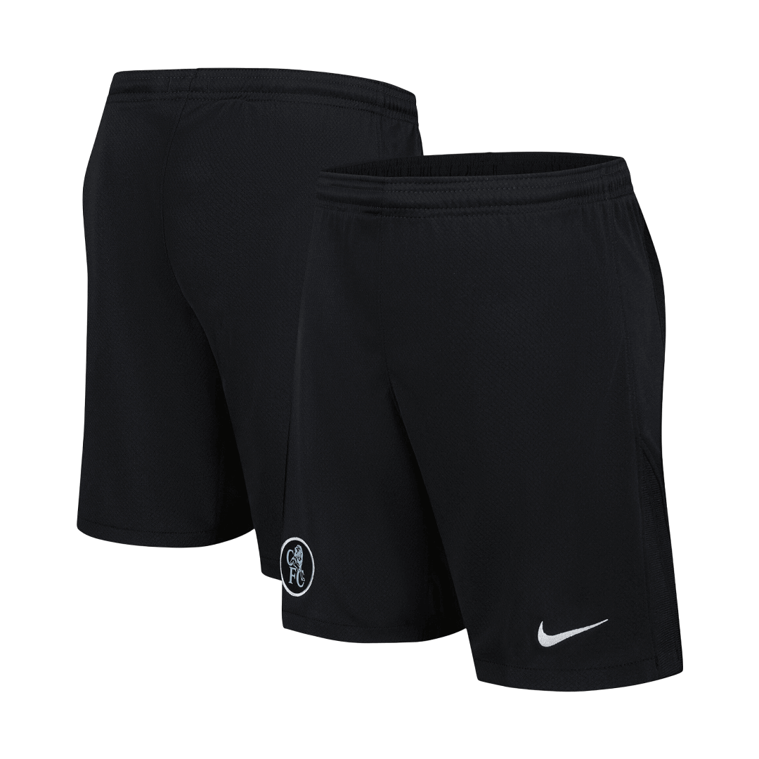 Chelsea Mens Third Away Soccer Shorts 2025/26 Black