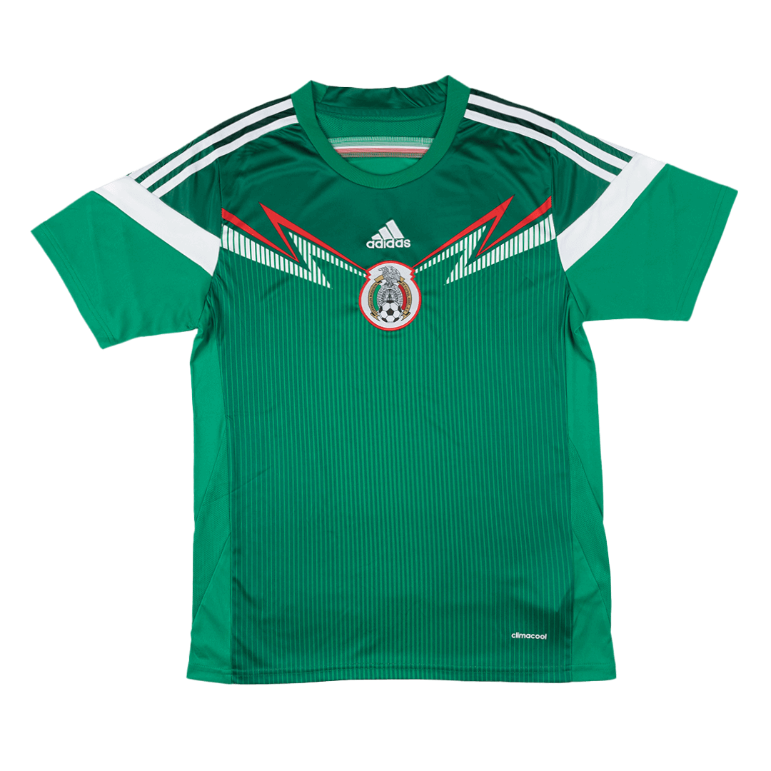 Retro Mexico Mens Home Soccer Jersey 2014 Green