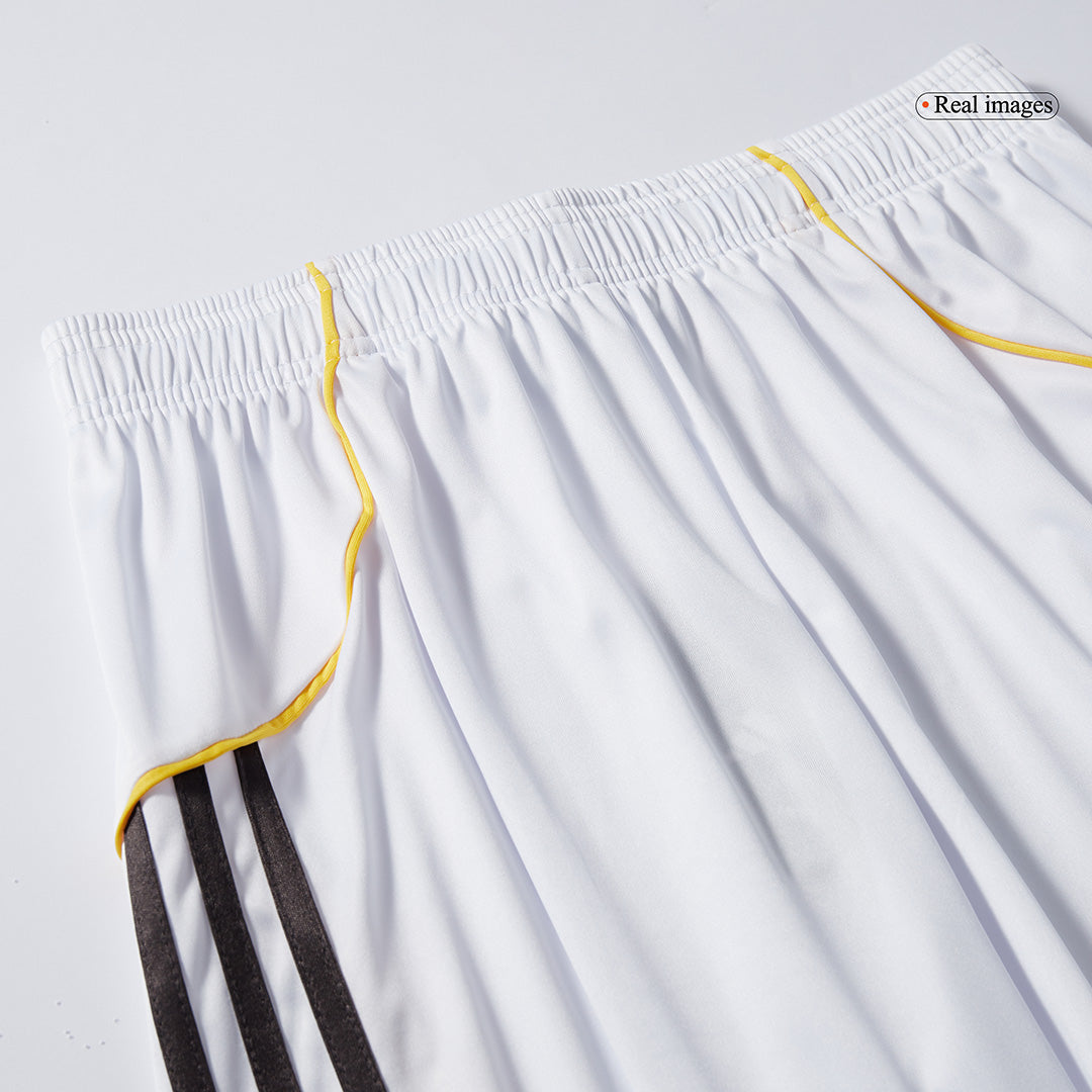 Real Madrid Mens Home Soccer Shorts 2025/26 White