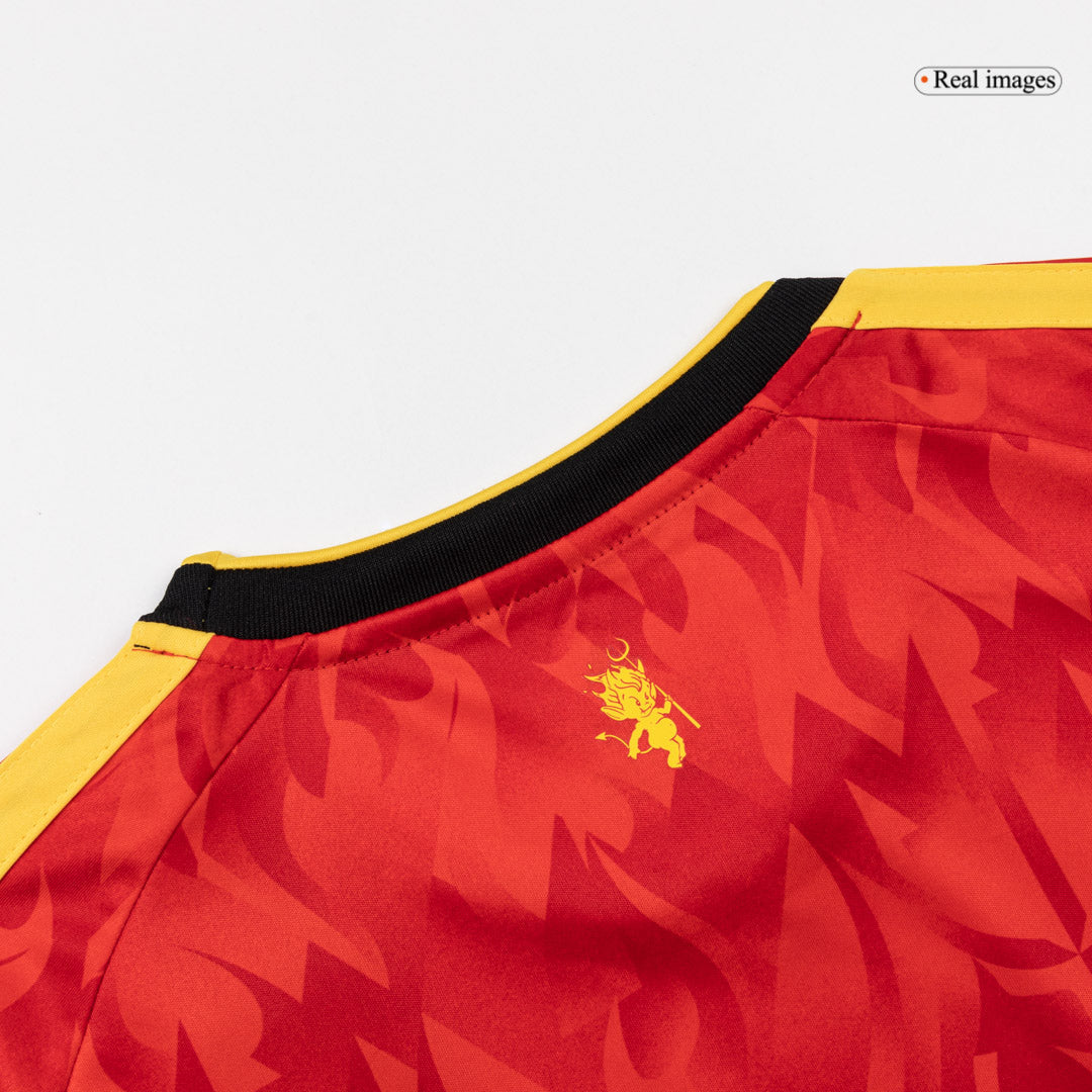 Belgium Mens Home Soccer Kit World Cup 2026 Red