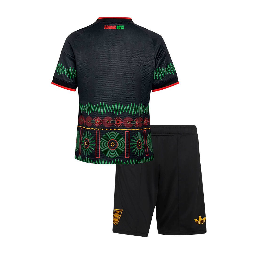 Jamaica Kids Away Soccer Kit World Cup 2026 Black