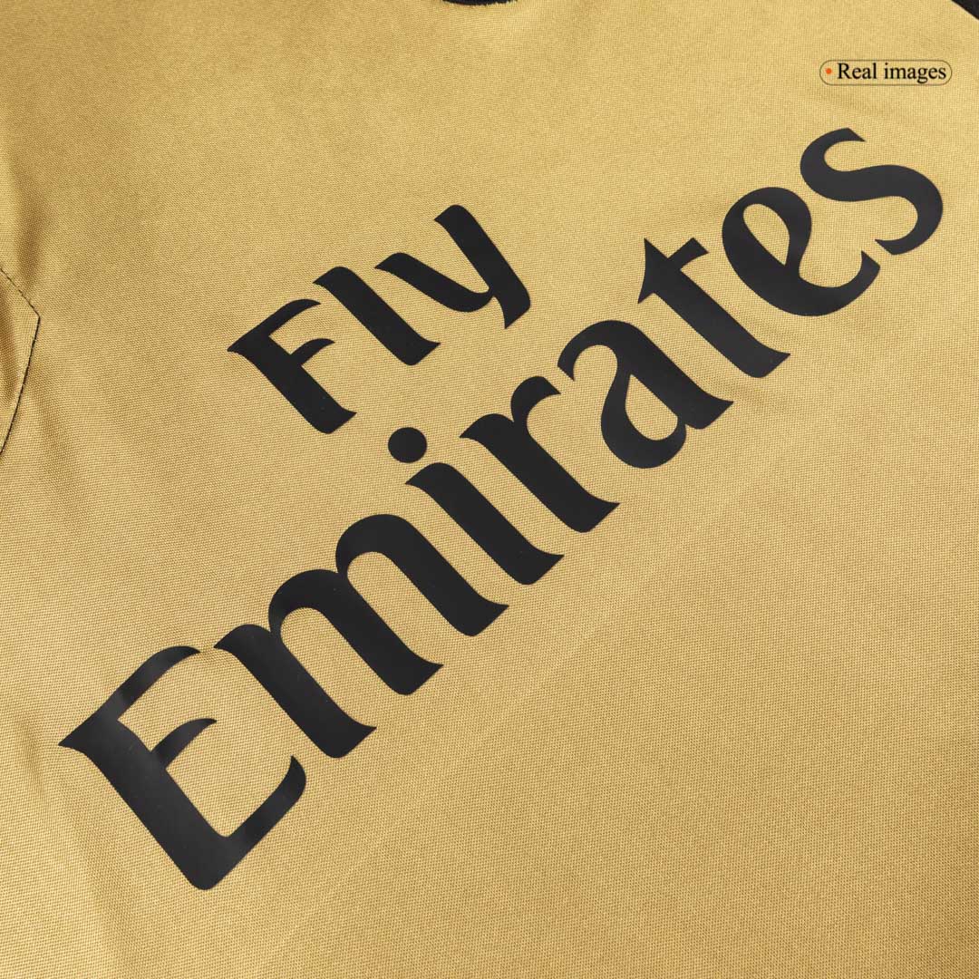 Retro AC Milan Mens Third Away Soccer Jersey 2013/14 Yellow