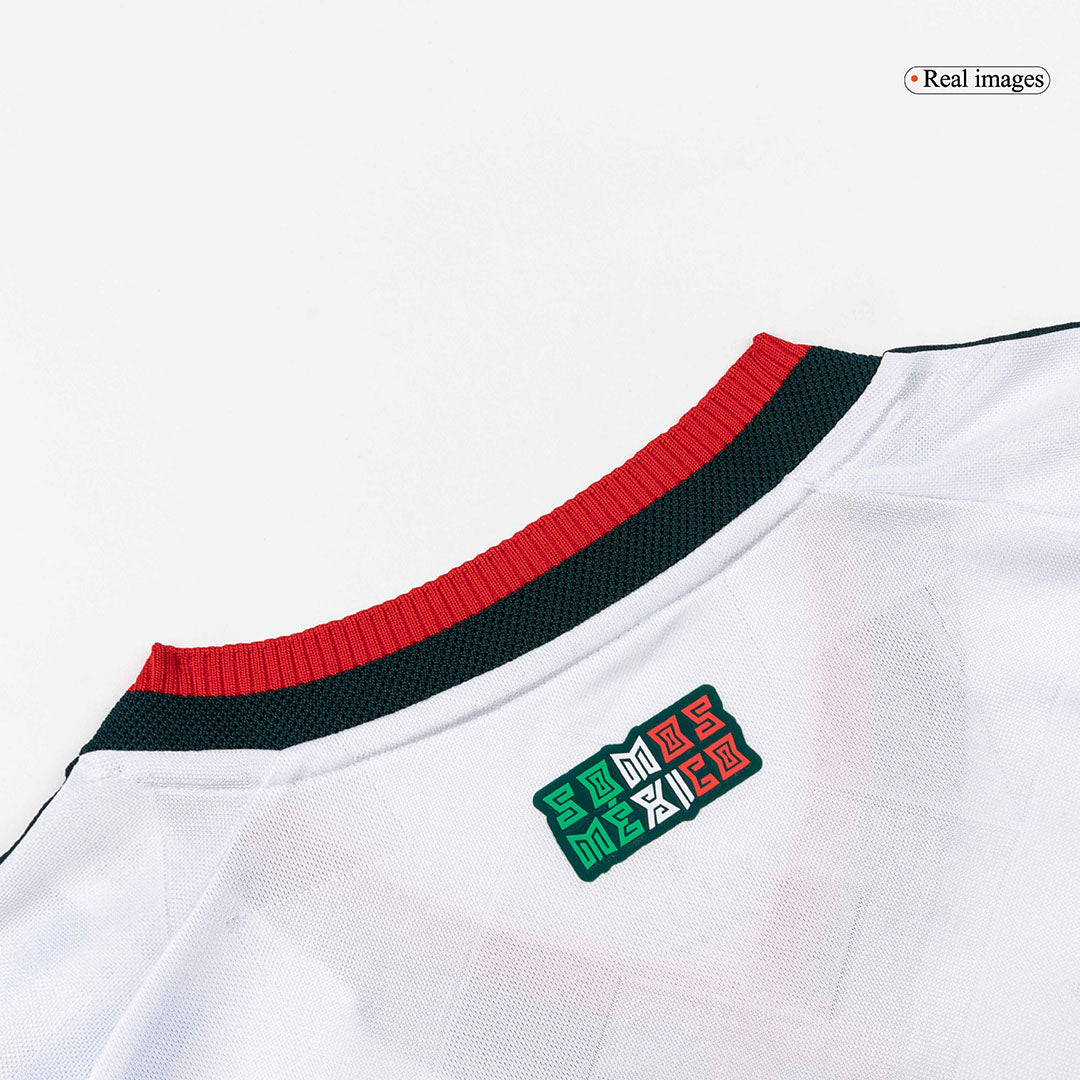 S.GIMENEZ #11 Mexico Mens Away Soccer Jersey World Cup 2026 White - Player Version